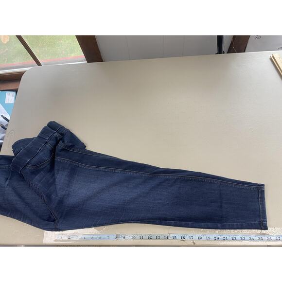 Liverpool Jeans Womens 12P Blue Pull-On Jegging Skinny Sienna Dark Wash 34x26 - Picture 10 of 16